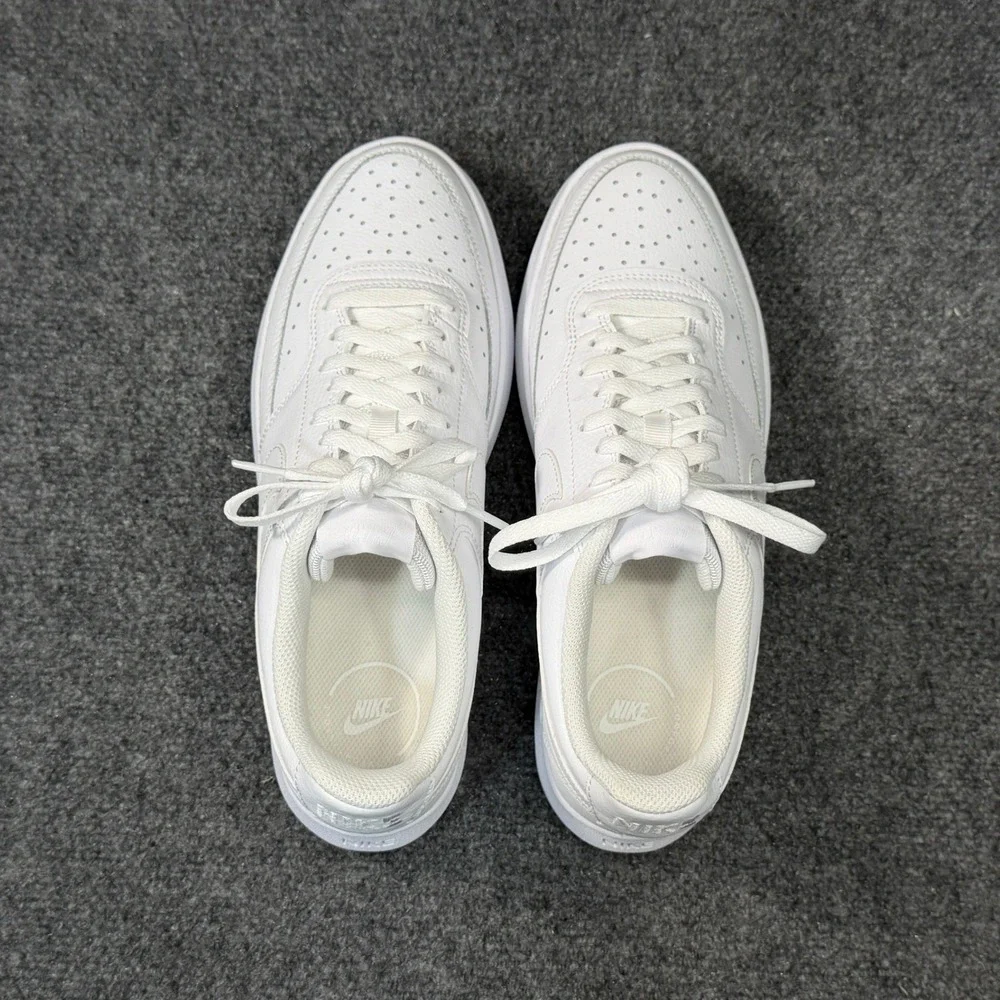 Nike Nike Court Vision Alta Shoes Womens 11 Triple White Athletic Retro Platform